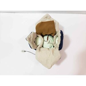 Ceramic Chinese Kung Fu Travel Tea Set Portable Teapot 2 Cups Boxed Gift Set New